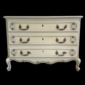 French Original Painted Chest of Drawers