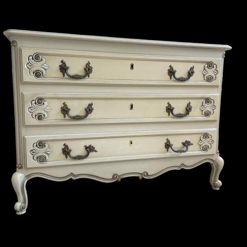 French Original Painted Chest of Drawers image-3