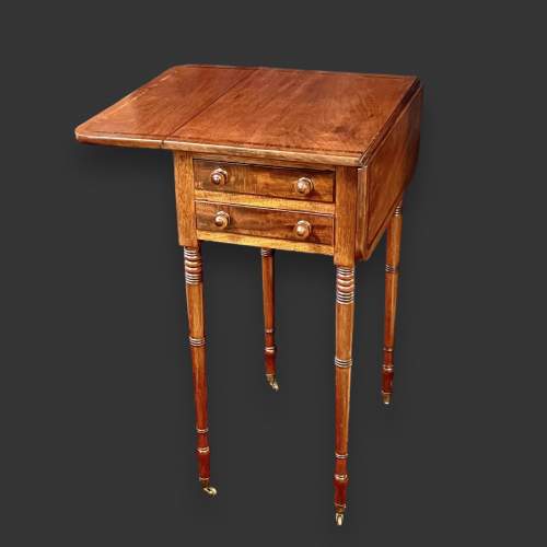 Early 19th Century Mahogany Ladies Worktable image-2