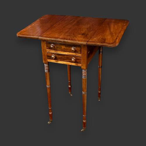 Early 19th Century Mahogany Ladies Worktable image-3