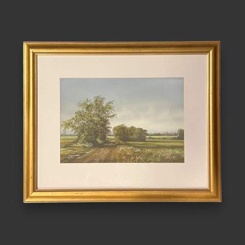 20th Century Countryside Watercolour by Peter Robinson image-1