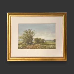 20th Century Countryside Watercolour by Peter Robinson