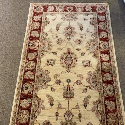 Stunning Afghan Hand Knotted Runner Superb Colours And Design image-5