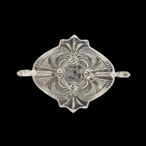 Art Deco Clear Glass Dolphin Bowl by Brockwitz image-2