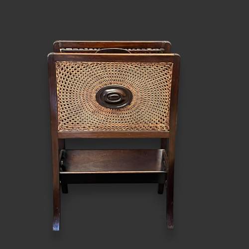 Edwardian Mahogany Magazine Stand image-2