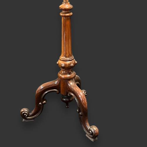 Victorian Rosewood Pole Screen image-4