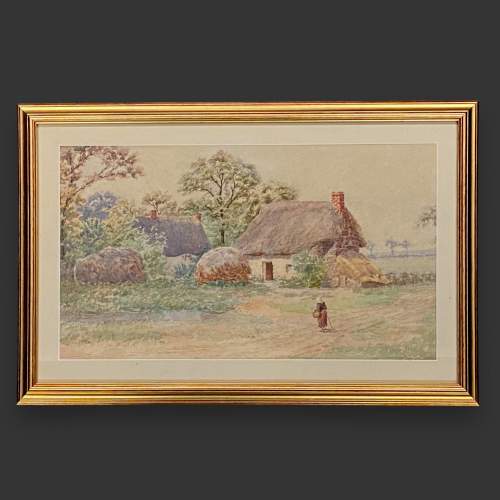 Original Victorian Watercolour by Bryan Whitmore image-1