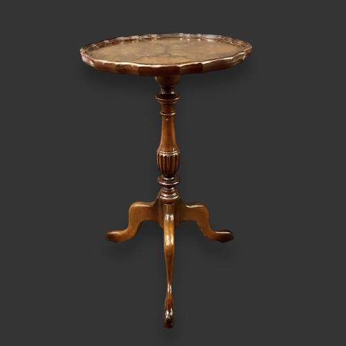 Walnut Occasional Wine Table image-1