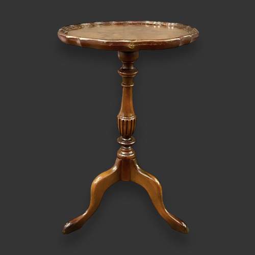 Walnut Occasional Wine Table image-4