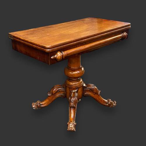 William IV Mahogany Folding Tea Table image-2