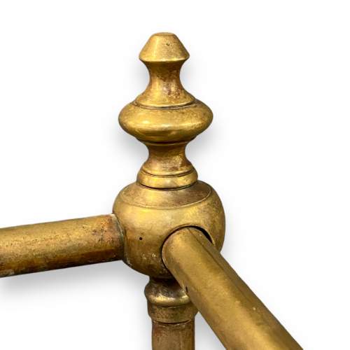 Edwardian Cast Iron and Brass Stick Stand image-6