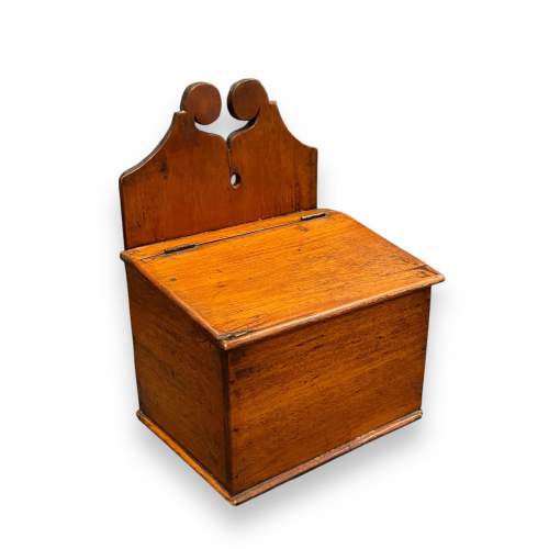 Early Victorian Mahogany Candle Box image-1