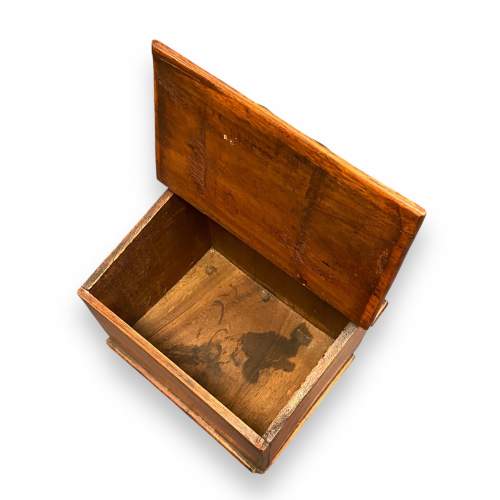 Early Victorian Mahogany Candle Box image-3