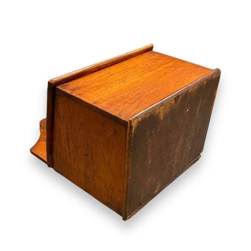 Early Victorian Mahogany Candle Box image-5