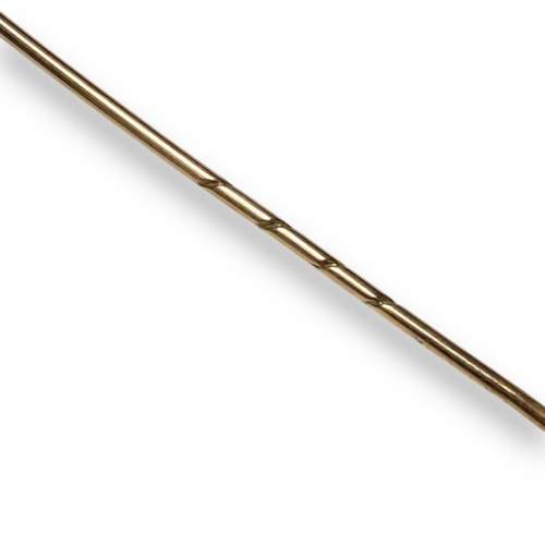 Vintage 9ct Gold Amethyst Stick Pin image-2