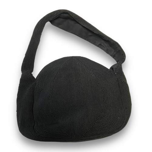 1940s Black Cordé Hand Bag image-1