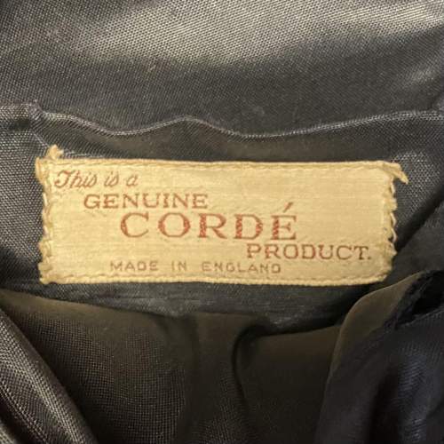 1940s Black Cordé Hand Bag image-6