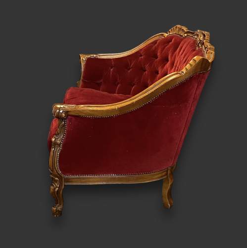 Baroque Rococo Style Two Seater Sofa image-4