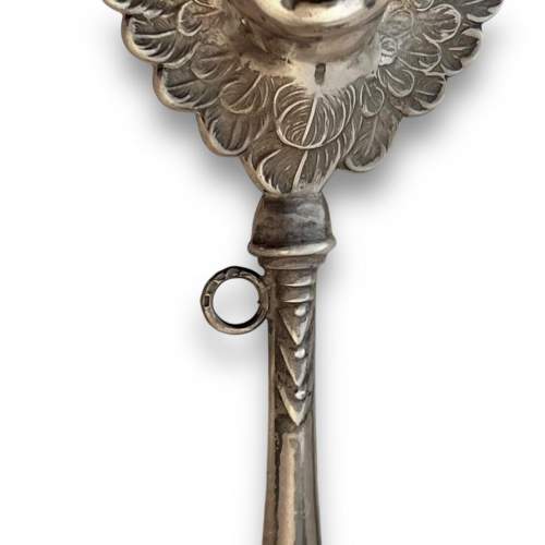 Silver Baby Rattle of Putto image-5