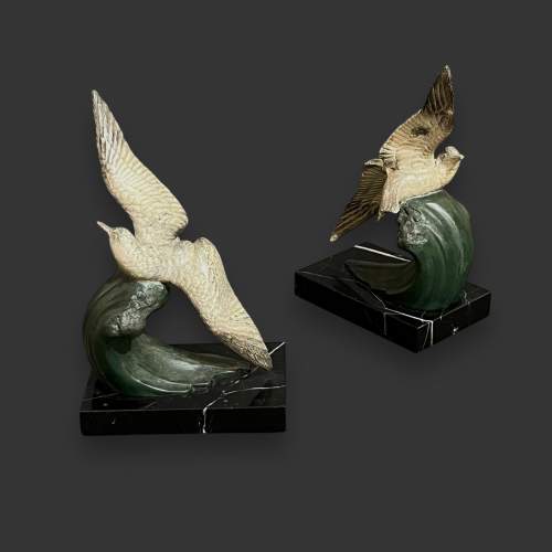 Pair of Art Deco Bird Bookends image-2