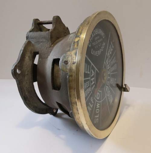 Antique Ship Engine Communicator Telegraph Chadburns Liverpool image-4