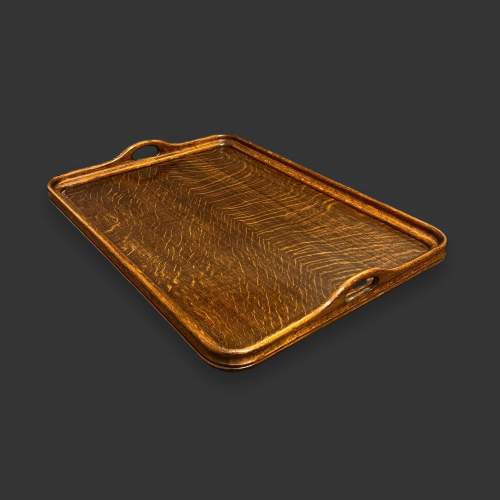 Victorian Oak Butlers Tray on Stand image-4