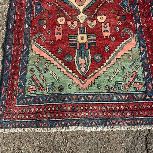 Wonderful Hand Knotted Persian Rug Hamadan Stunning Colours image-2