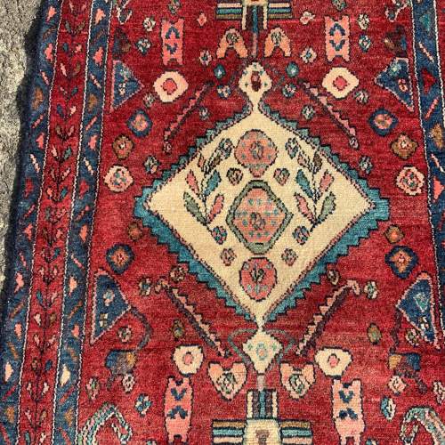 Wonderful Hand Knotted Persian Rug Hamadan Stunning Colours image-3