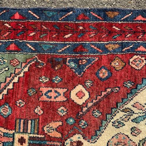 Wonderful Hand Knotted Persian Rug Hamadan Stunning Colours image-5