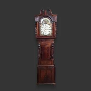 Early 19th Century Eight Day Mahogany Longcase Clock