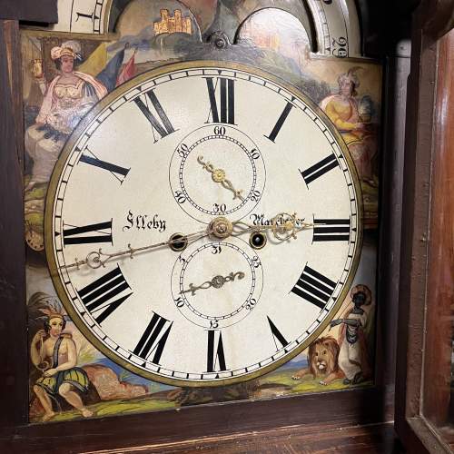 Early 19th Century Eight Day Mahogany Longcase Clock image-4