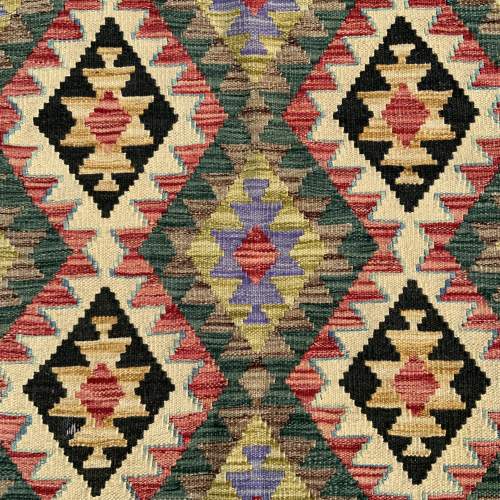 Hand Made Afghan Kilim In Stunning Dark Colours Super Design image-4