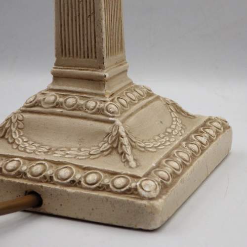 Architectural 20th Century Balustrade Column Design Plaster Lamp image-5