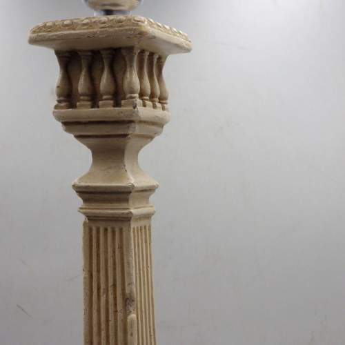 Architectural 20th Century Balustrade Column Design Plaster Lamp image-6