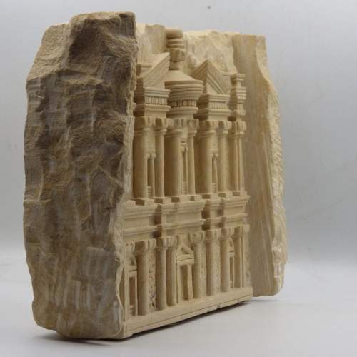 Architectural Sandstone Carving of the Ancient City of Petra image-2