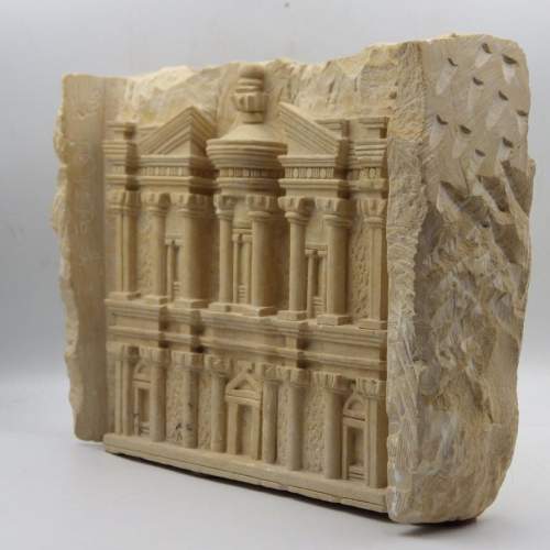 Architectural Sandstone Carving of the Ancient City of Petra image-3