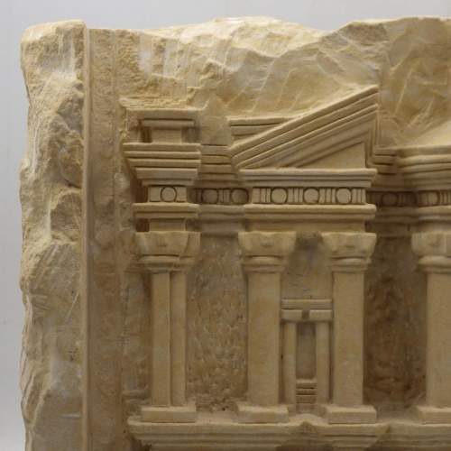 Architectural Sandstone Carving of the Ancient City of Petra image-5