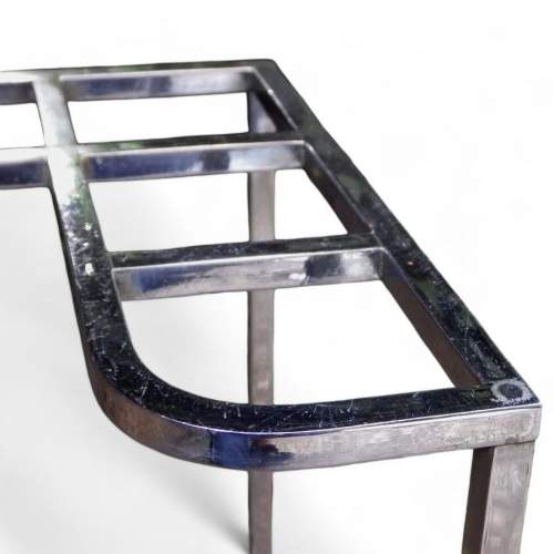 Art Deco 1930s Tubular Chrome Corner Stick Stand image-5