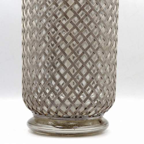 Sparklets 1930s Wire Mesh Glass Soda Siphon image-3