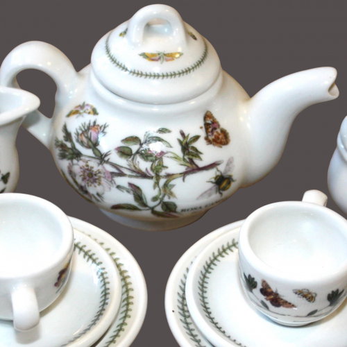 Portmeirion Botanic Garden. 25th Anniversary Miniature Tea Set image-2