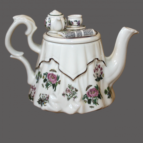 Miniature Botanic Garden Novelty Teapot with Teaset Lid - Cardew Design image-1