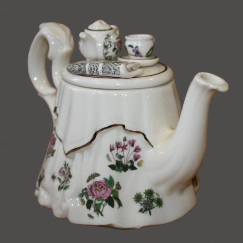 Miniature Botanic Garden Novelty Teapot with Teaset Lid - Cardew Design image-3