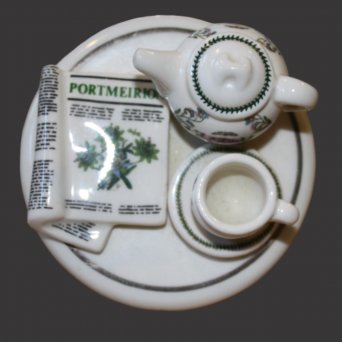 Miniature Botanic Garden Novelty Teapot with Teaset Lid - Cardew Design image-4