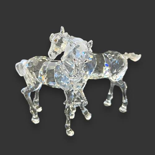 Swarovski Crystal Pair of Foals image-1