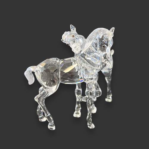 Swarovski Crystal Pair of Foals image-2