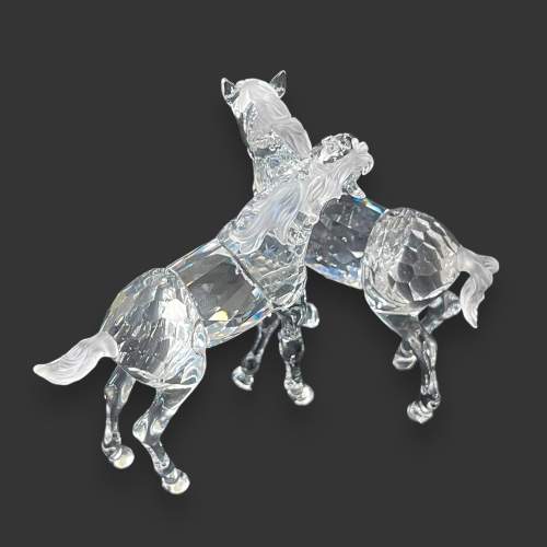 Swarovski Crystal Pair of Foals image-4