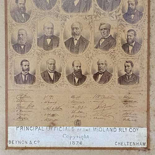 Principal Officials of the Midland Railway Co. 1878 image-3