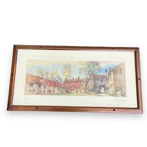 Lincoln by Jack Merriott - Original Railway Carriage Print