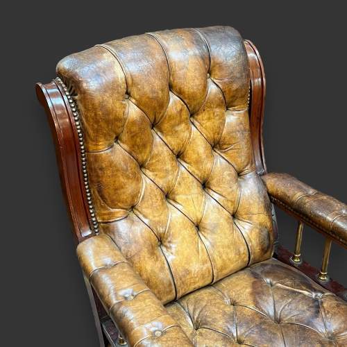 19th Century Rare Gillows Design Library Chair image-4