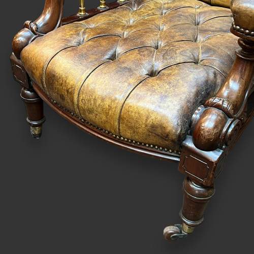 19th Century Rare Gillows Design Library Chair image-6